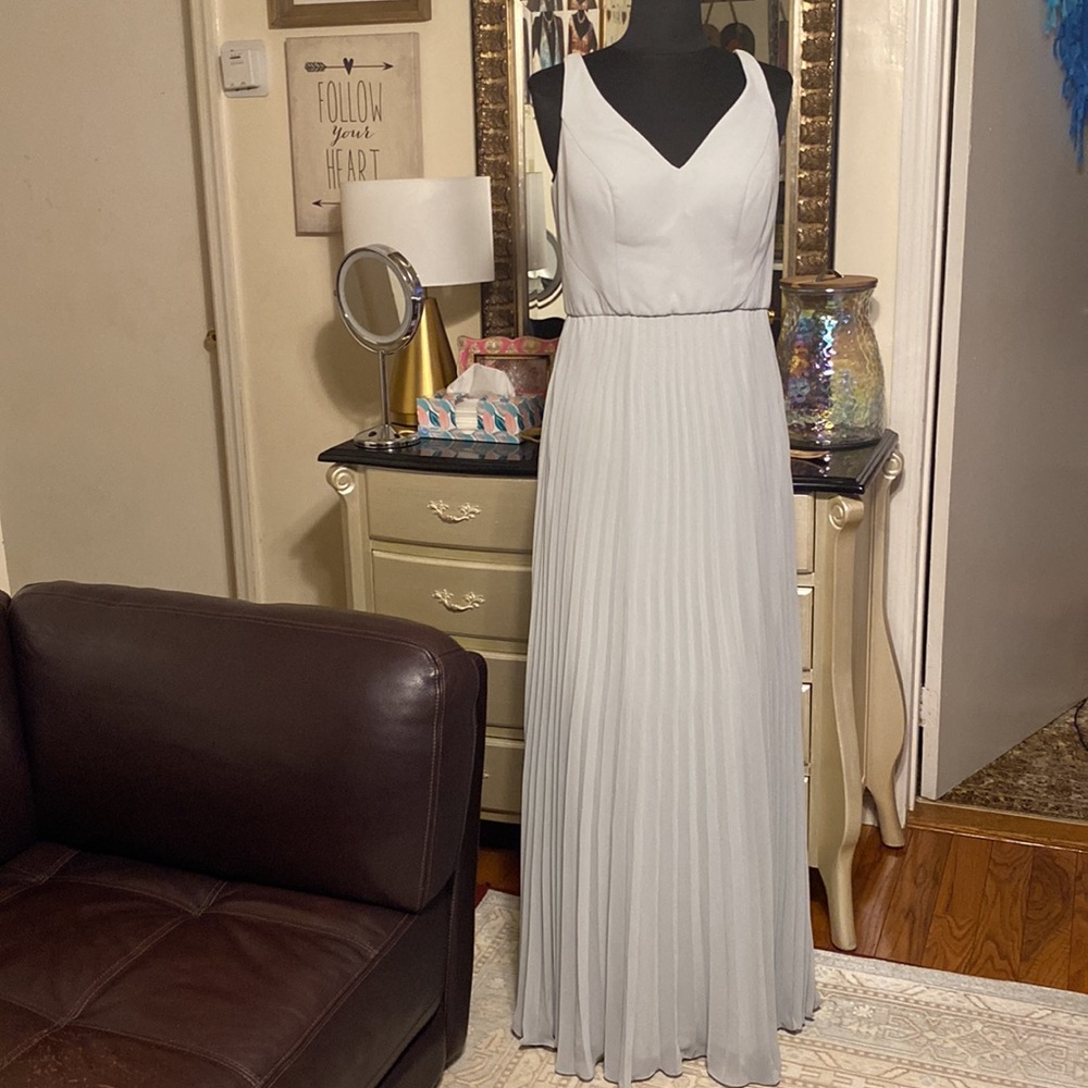 NWT SORELLA VITA GOWN DRESS style 9448 SIZE 14 color Arctic blue